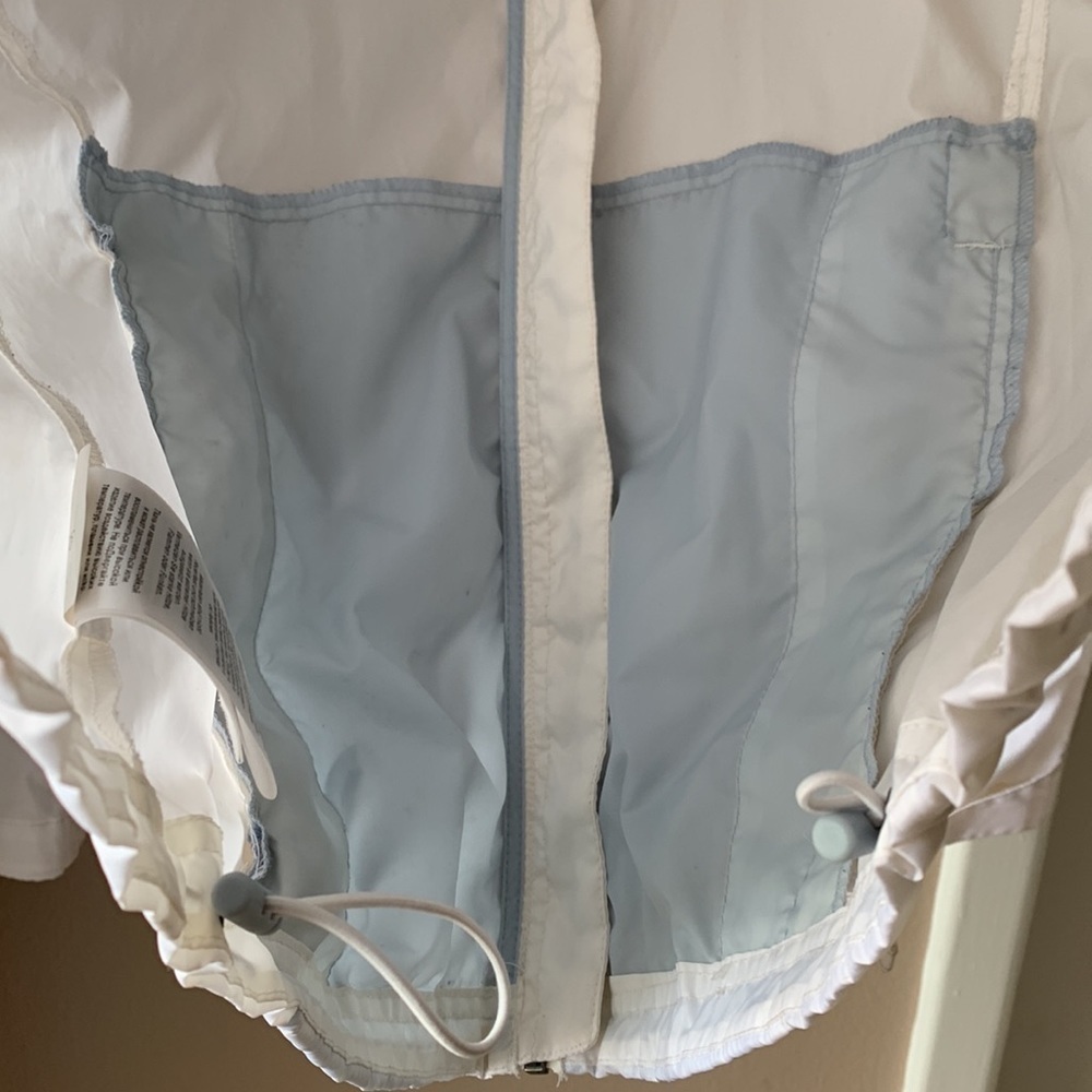 COLUMBIA Omni-Shield White Lightweight Winderbreaker Hoodie Jacket - Picture 9 of 13